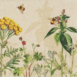 Цветы полевые и пчелы 33*33 (10шт)